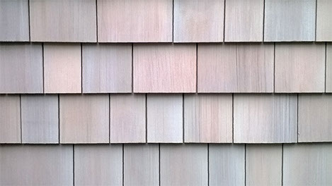 Bleached Cedar Shingles, initial color.